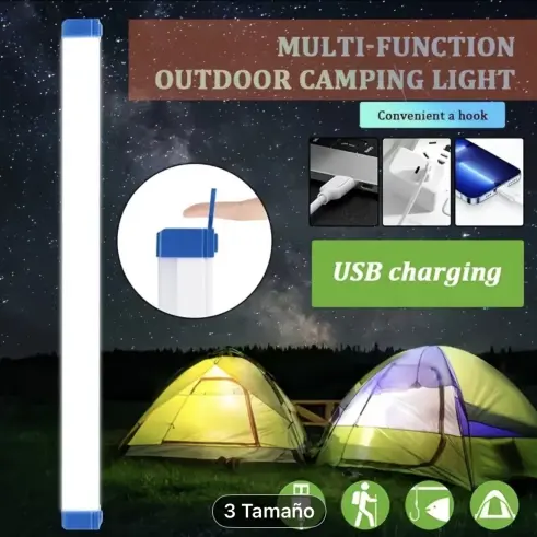 Luz Campestre MultiFunción 3 en 1 – Recargable por USB's photo #1