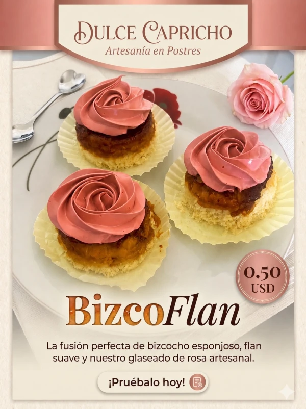 Mini BizcoFlan's foto | Caprichos Market |  BizneCubano
