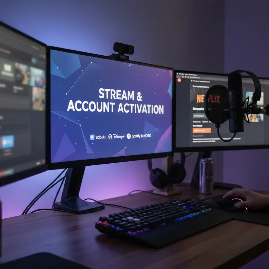 Imagen de Stream & Account Activation 